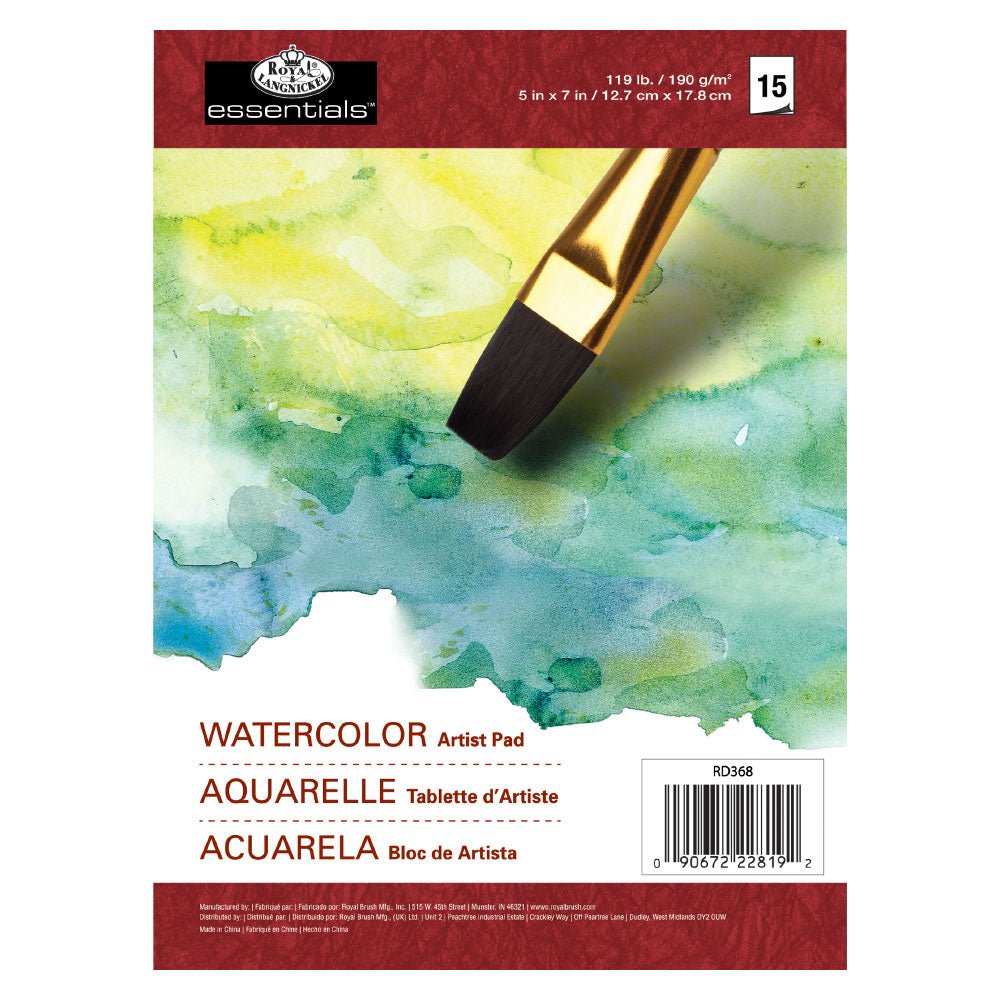 Royal & Langnickel 5x7' Artist Pad - Watercolour | Buy Online from The Home Crafters