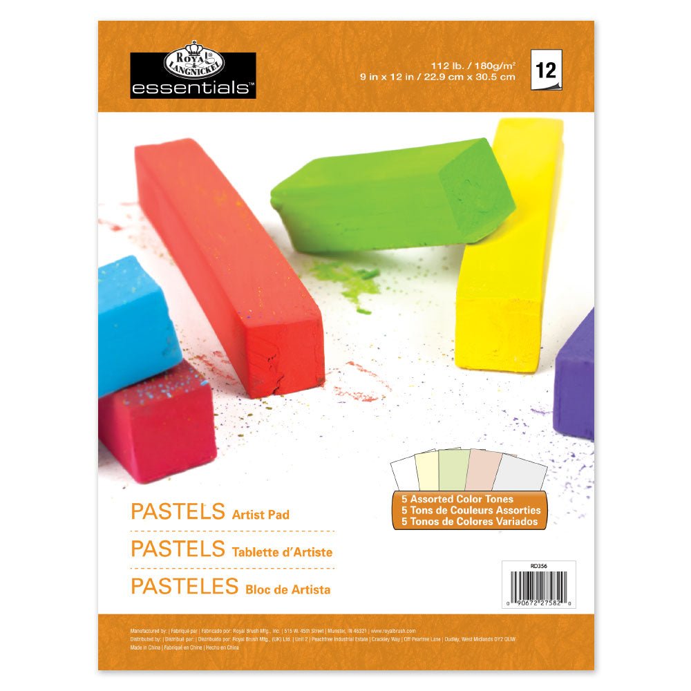 Royal & Langnickel 9x12' Artist Pad - 5 Colour Pastel | Buy Online from The Home Crafters