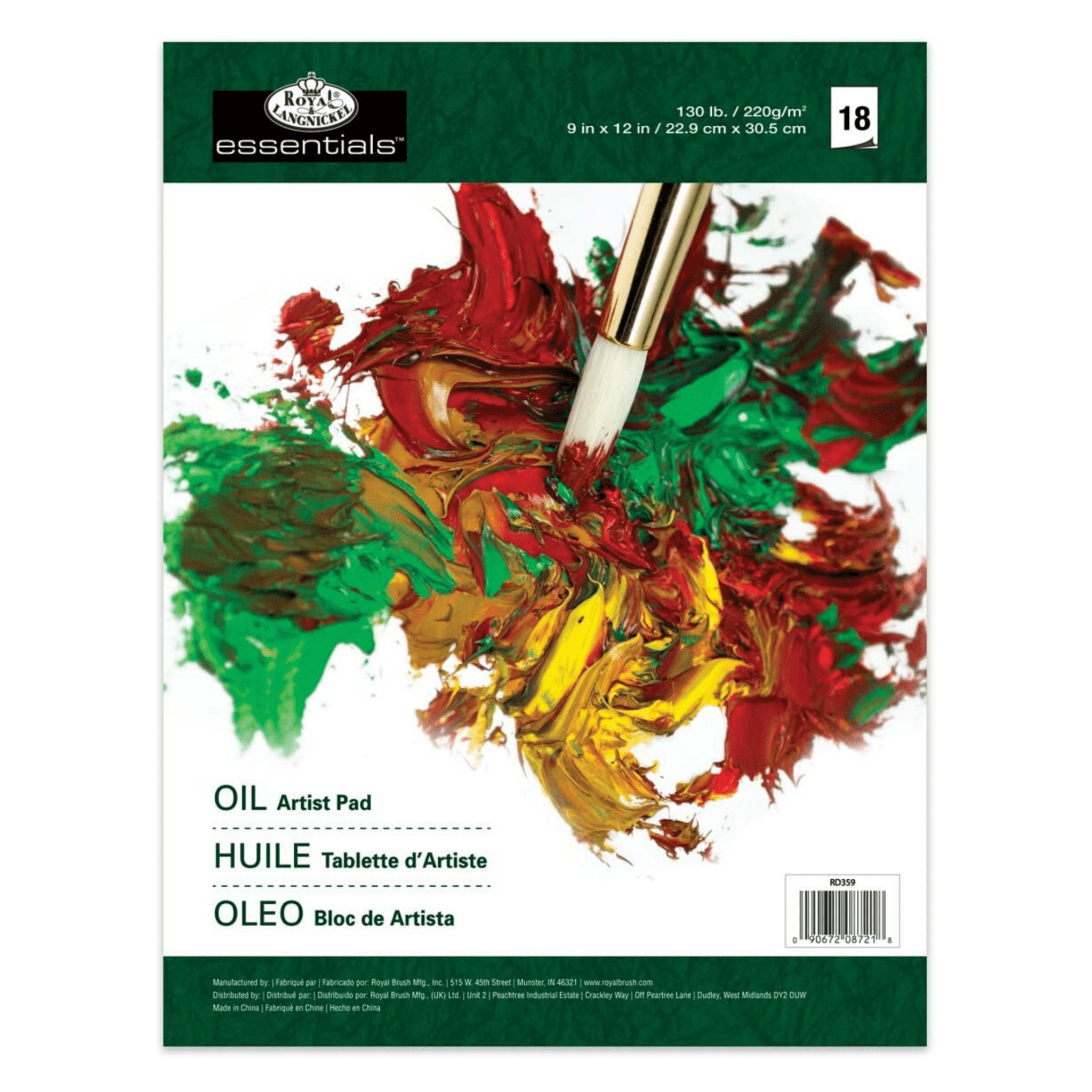 Royal & Langnickel 9x12' Artist Pad - Oil | Buy Online from The Home Crafters