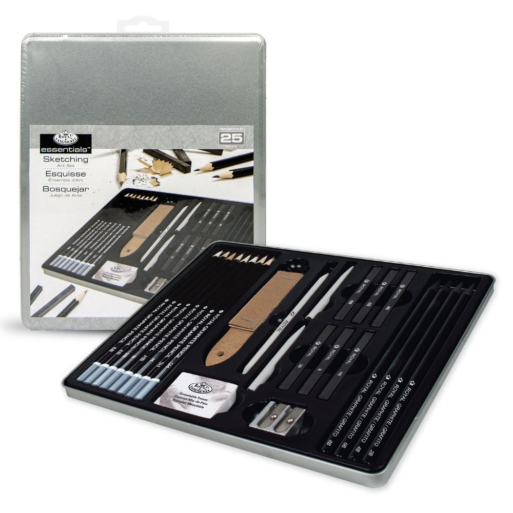 Royal & Langnickel Graphite Sketching Art Set - 25pc Tin | Buy Online from The Home Crafters