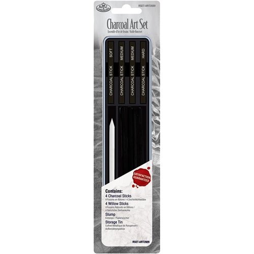 Royal & Langnickel Mini Tin Art Set - Charcoal | Buy Online from The Home Crafters
