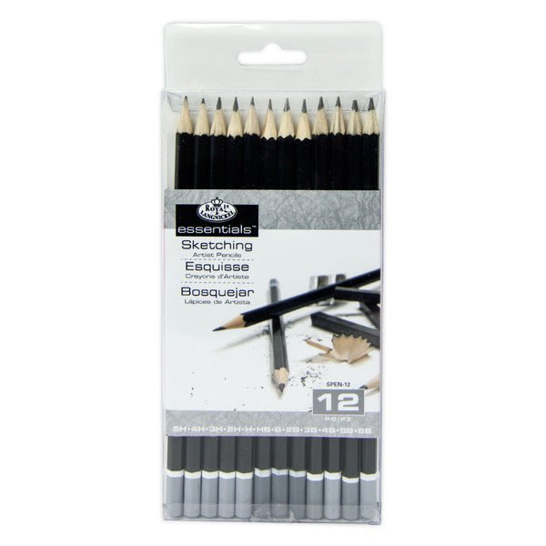 Royal & Langnickel Sketching Pencils - 12pk | Buy Online from The Home Crafters