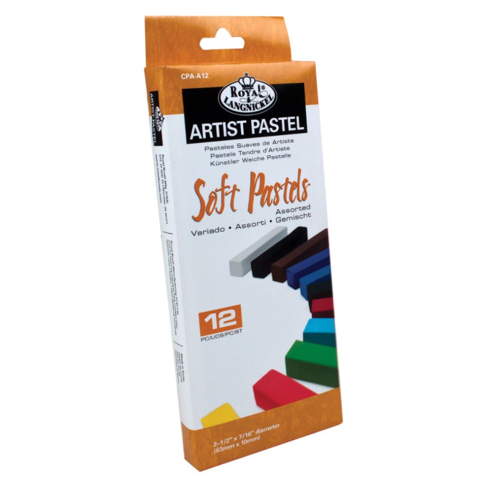 Royal & Langnickel Soft Pastels: Coloured - 12pk | Buy Online from The Home Crafters