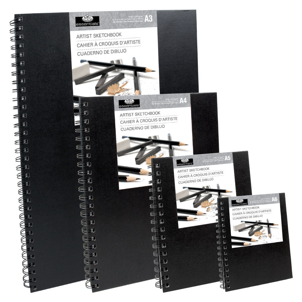 Royal & Langnickel Spiral Bound Hardcover Sketchbook | Buy Online from The Home Crafters