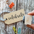 Skull & Cross Buns Medium Artisan Rubber Stamp - Celebrate Script | Buy Online from The Home Crafters