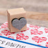 Skull & Cross Buns Mini Artisan Rubber Stamp - Mini Union Jack Heart | Buy Online from The Home Crafters
