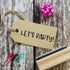 Skull & Cross Buns Small Artisan Rubber Stamp - Let's Party | Buy Online from The Home Crafters