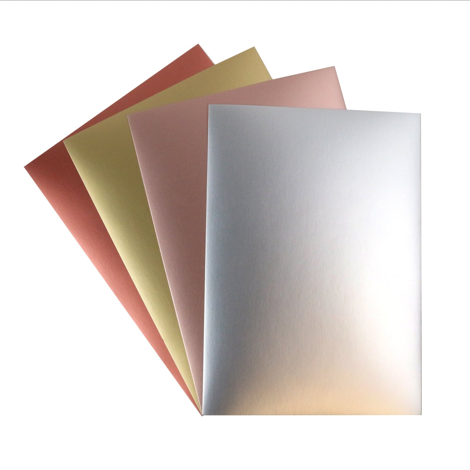 Dovecraft A4 Metallic Smooth Card - 8pk