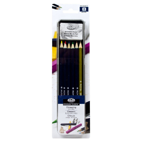 Royal & Langnickel Mini Tin Art Set - Coloured Pencil Drawing