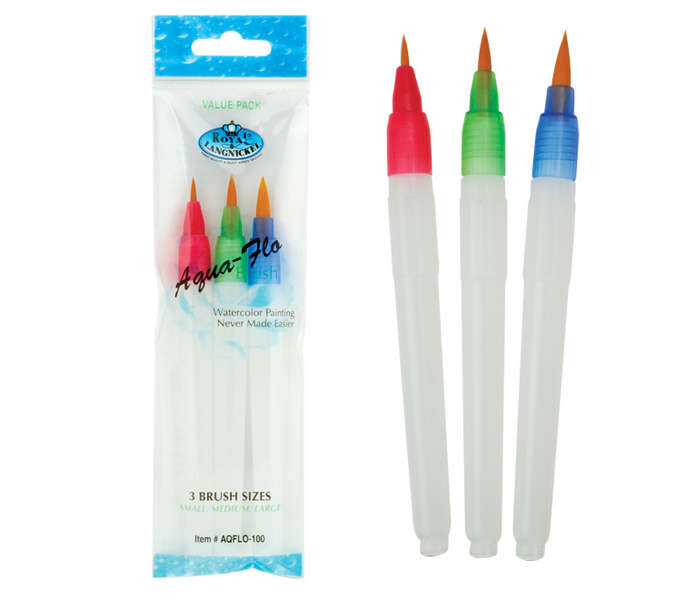 Royal & Langnickel Aqua Flow Brush Set - 3pc