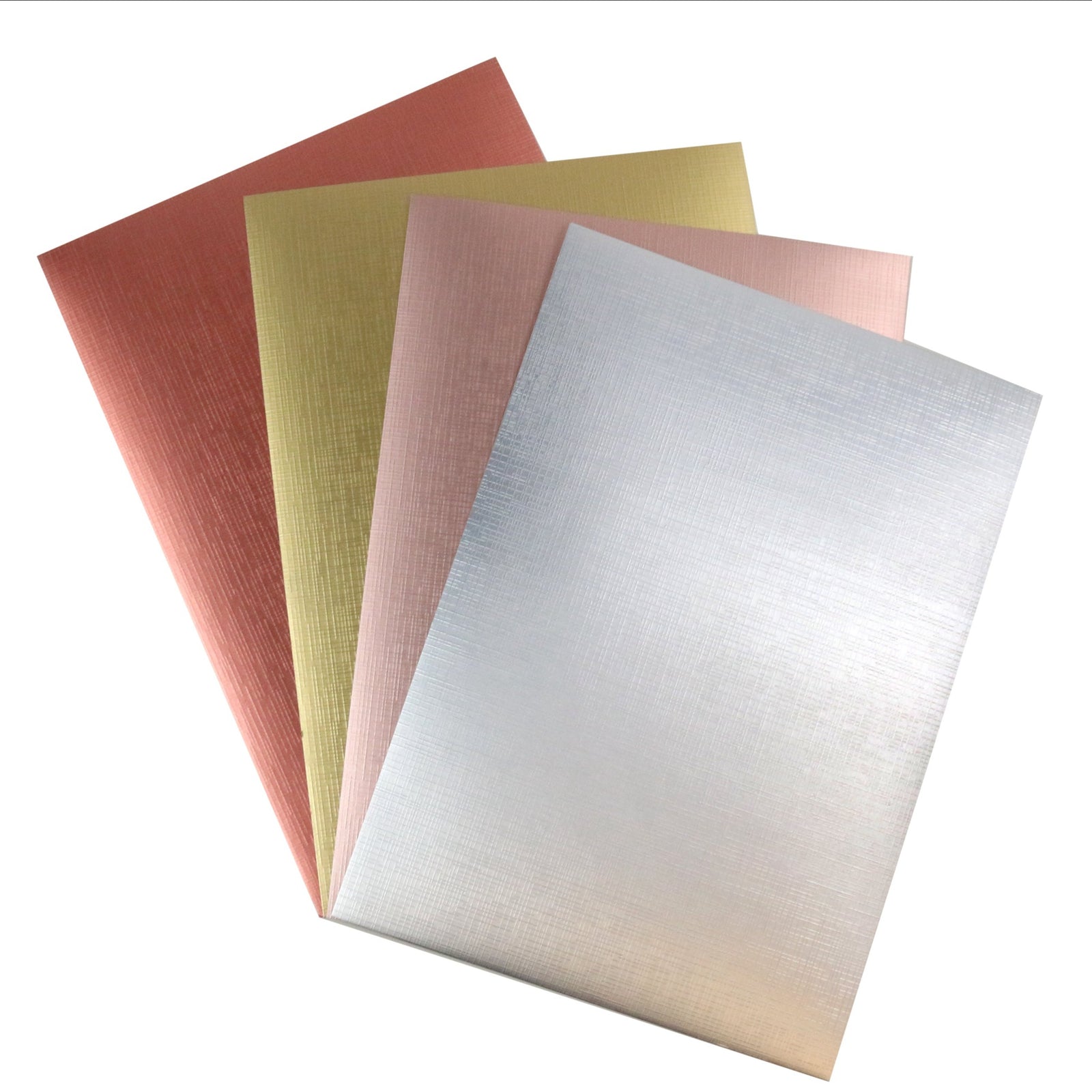Dovecraft A4 Metallic Textured Card - 8pk