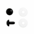 Toy Safety Eyes: Solid Black Safety Toy Eyes - various sizes | Buy Online from The Home Crafters