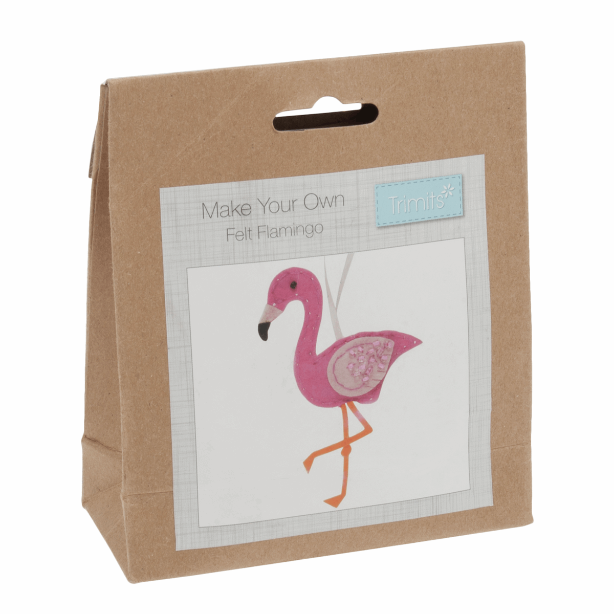 Trimits Felt Decoration Kit: Flamingo | Buy Online from The Home Crafters