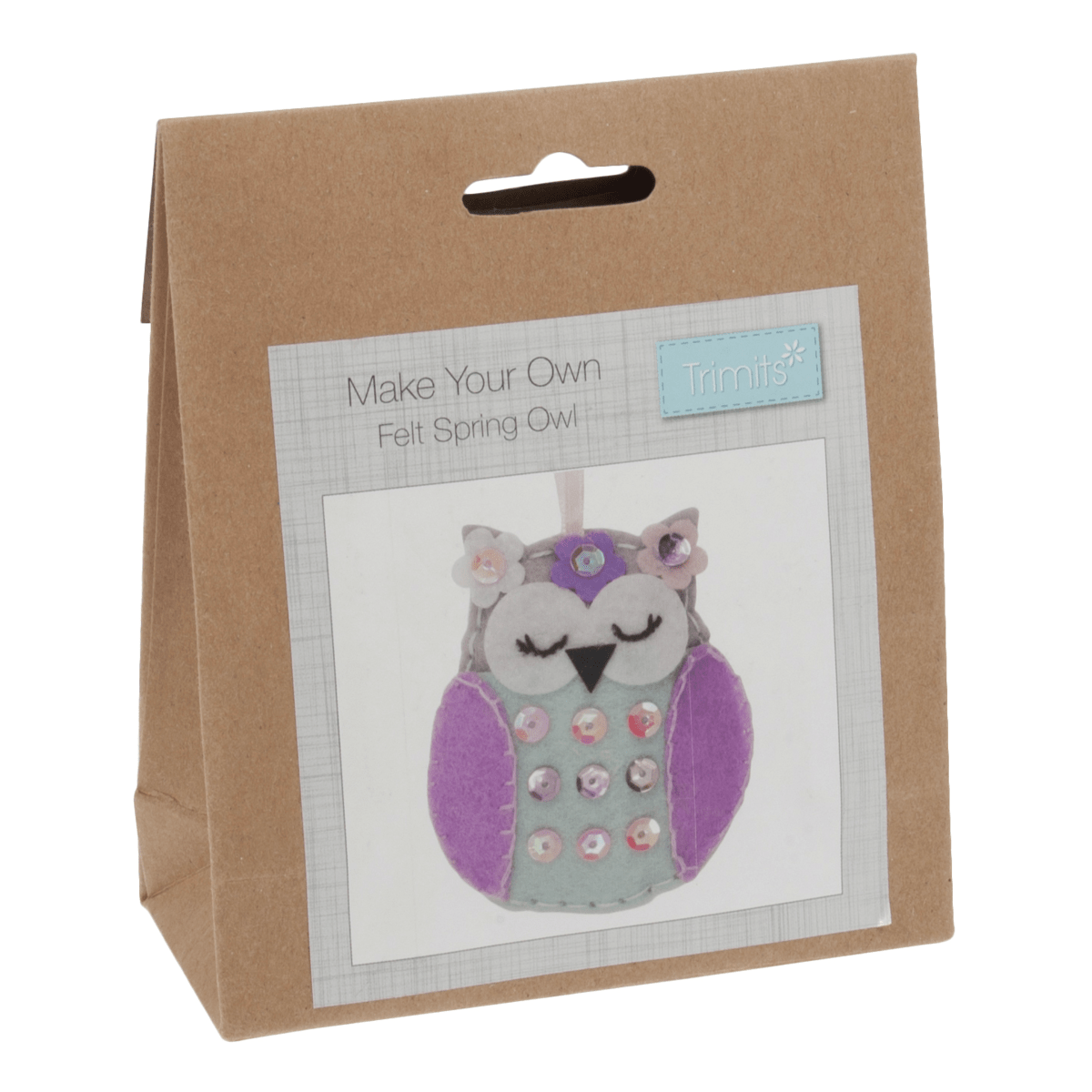 Trimits Felt Decoration Kit: Spring Owl | Buy Online from The Home Crafters