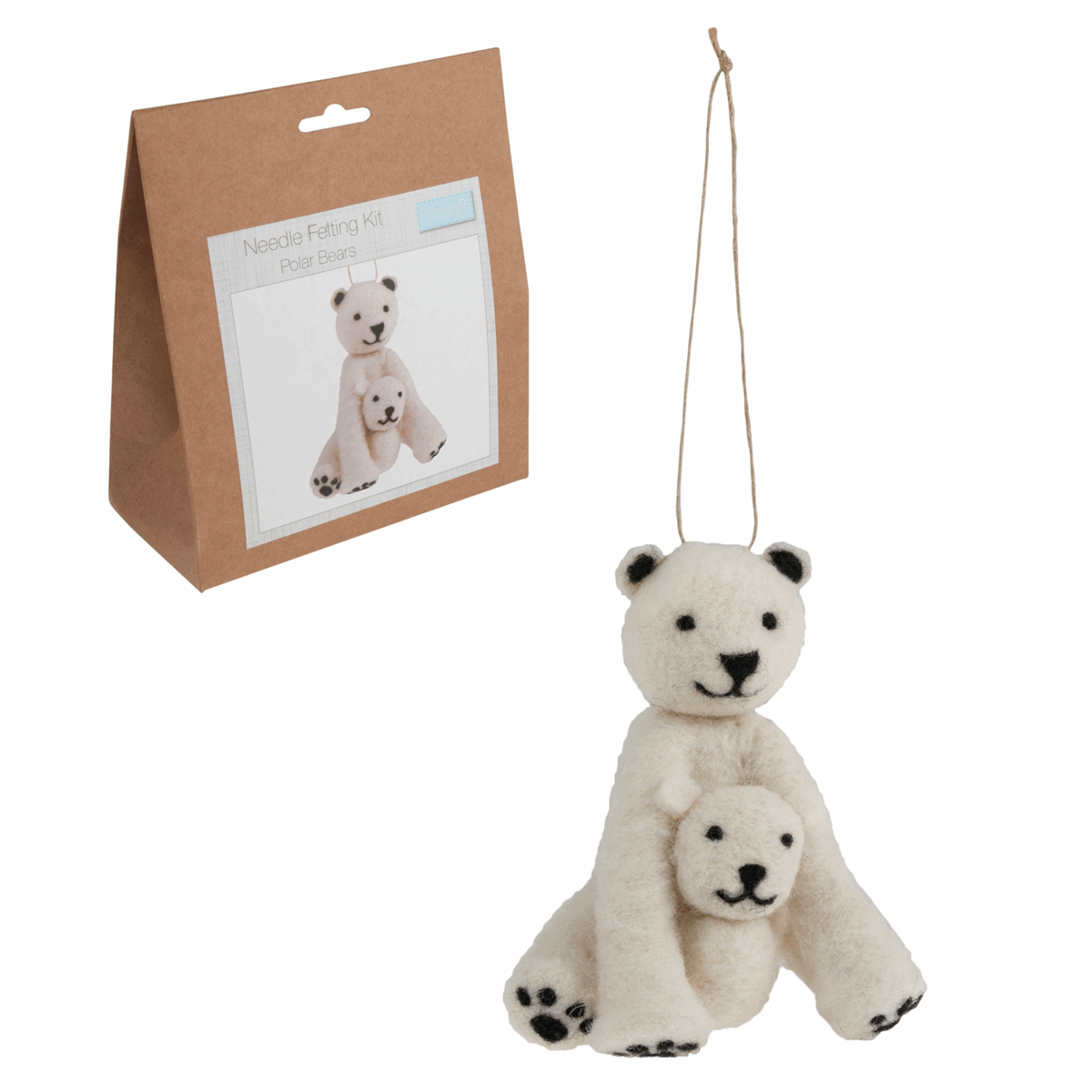 Trimits Needle Felting Kit: Polar Bear | Buy Online from The Home Crafters
