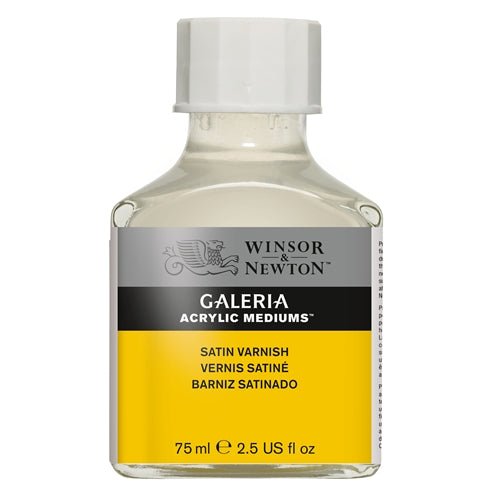 Winsor & Newton Galeria Medium Satin Varnish - 75ml | Buy Online from The Home Crafters