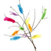 Wired Coloured Turkey Feathers - 18pk | Buy Online from The Home Crafters