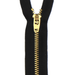 YKK Brass Tooth Jeans Zip 580 - Black | Buy Online from The Home Crafters
